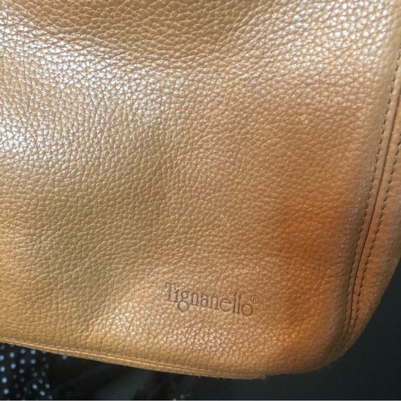 Tignanello brown crossbody purse leather handbag great condition - Picture 3 of 9